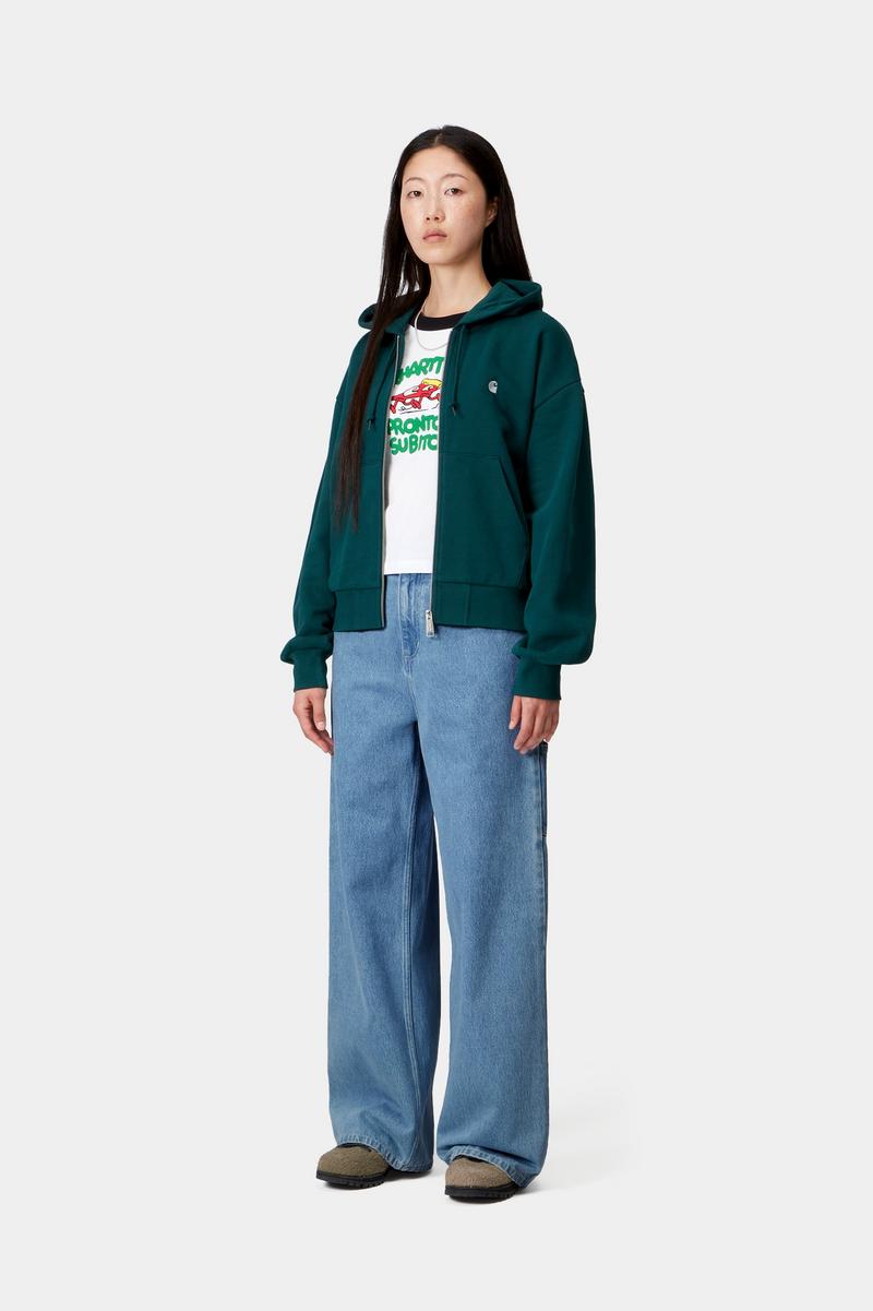 Carhartt Jens Pant - Blau, schwere Steinwaschung