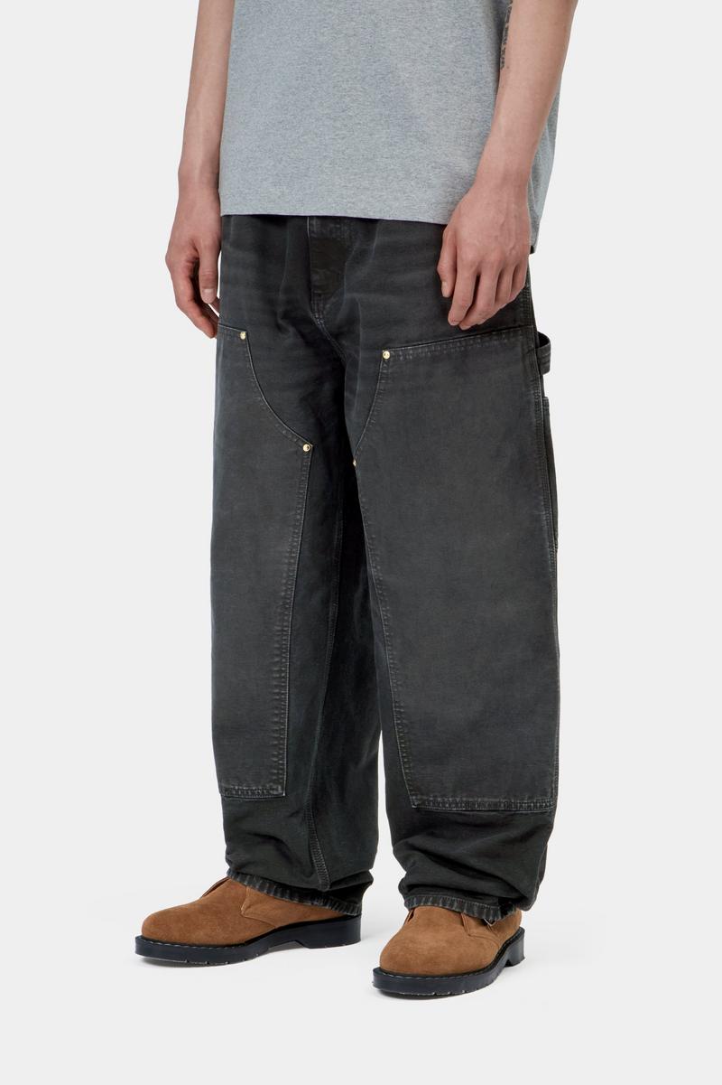 Carhartt OG Double Knee Pant - Schwarz, Destroy-Waschung