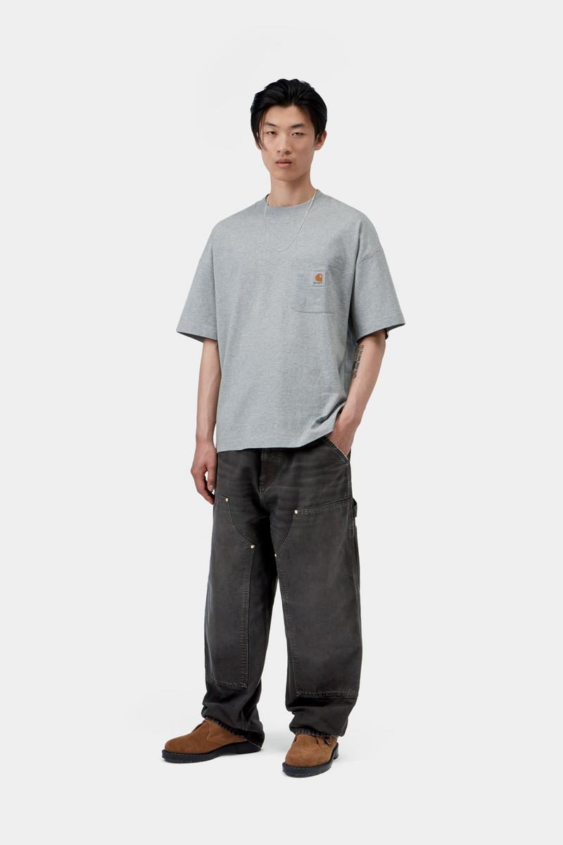 Carhartt OG Double Knee Pant - Schwarz, Destroy-Waschung