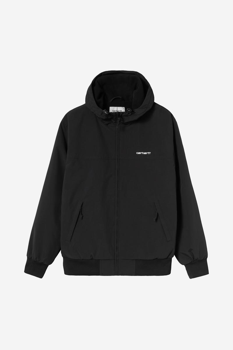 Carhartt Hooded Sail Jacket - Schwarz / Weiß