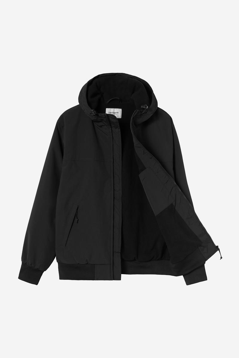 Carhartt Hooded Sail Jacket - Schwarz / Weiß