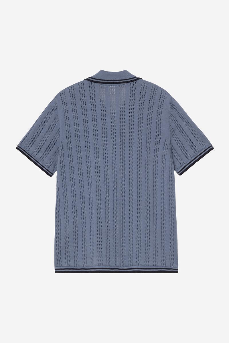 Carhartt W’ S/S Ramsey Knit Shirt - Samtblau