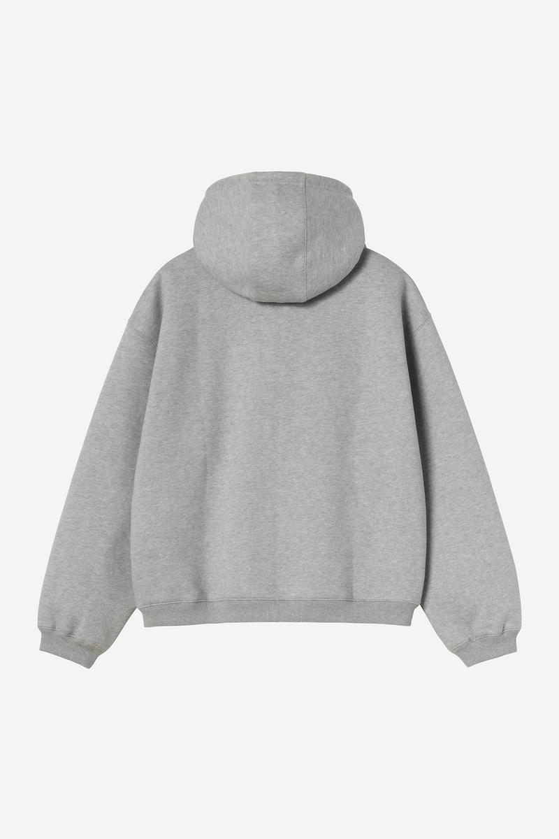 Carhartt Hooded Ebbert Jacket - Grau meliert / Weiß