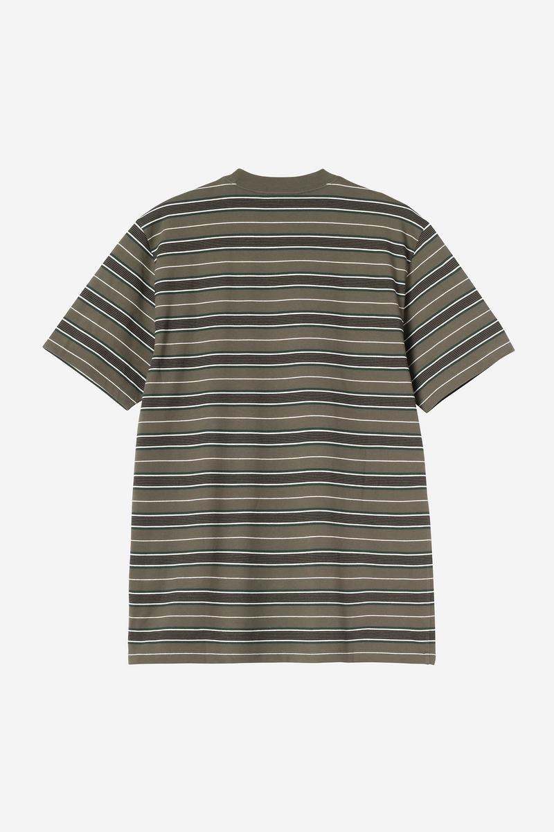 Carhartt S/S Bronson T-Shirt - Bronson Stripe, Zypresse
